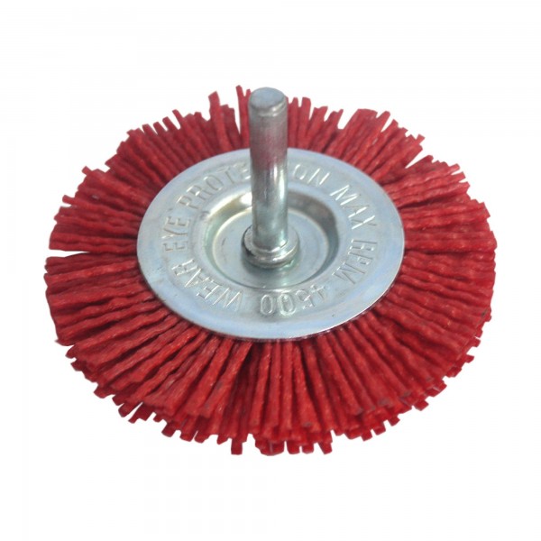 Cepillo nylon abr. bloque  75 mm. e-6mm.