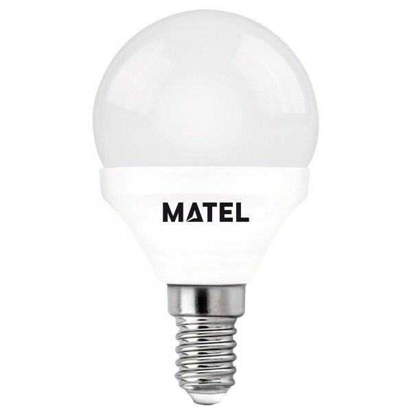 Bomb.led esferica  e14  4w.calida (caja de 10 unidades)