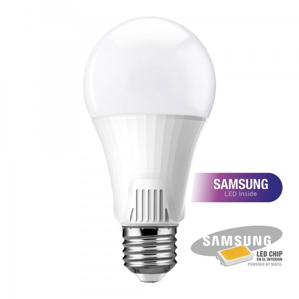 Bomb.led samsung estandar  e27 12w.neut. (caja de 10 unidades)