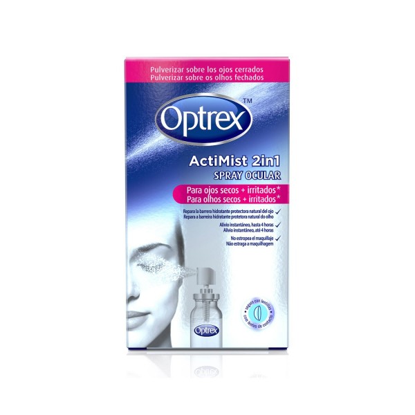 Optrex Actimist Spray Doble Accion Ojos Secos 10
