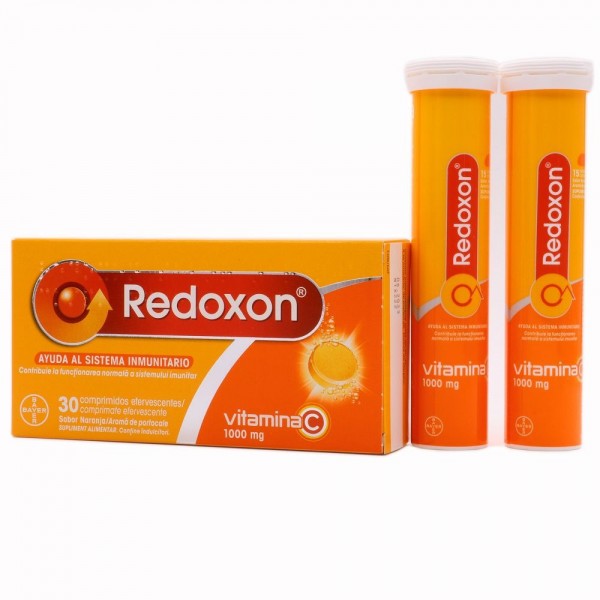 Redoxon Vitamina C Naranja 30 Comp Efervescentes