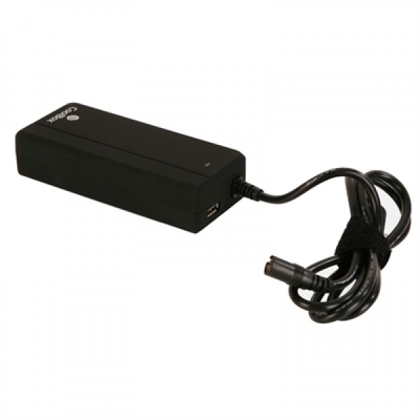 Coolbox adaptador portátil automático 90w usb 2.1a