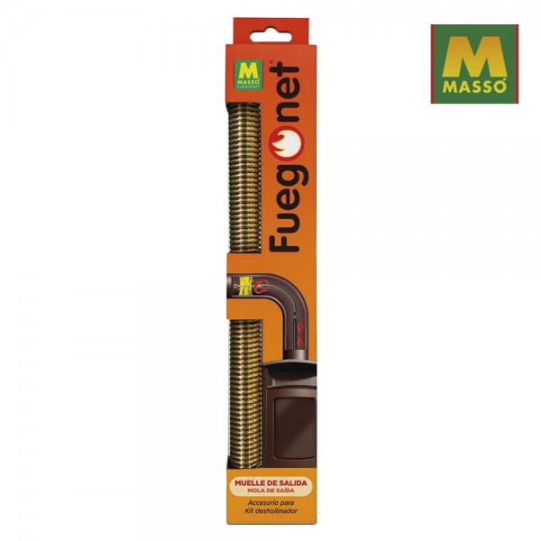 Muelle de salida para deshollinador