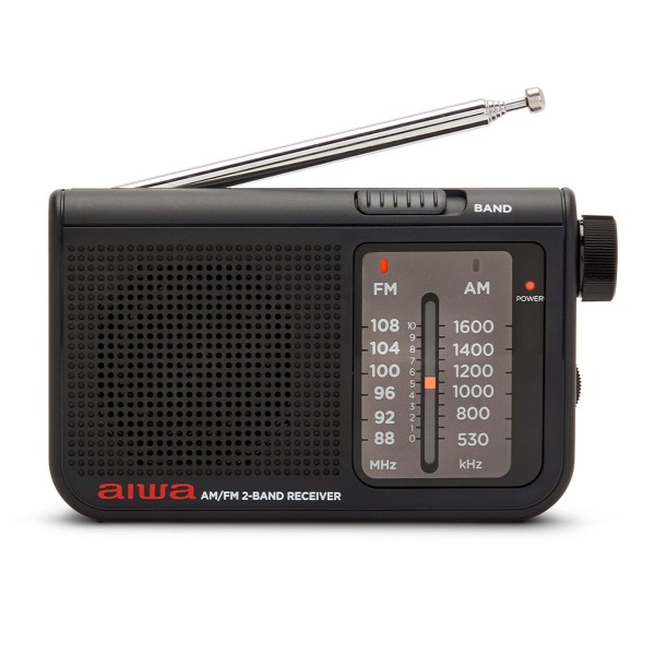 Aiwa rs-55/bk negro / radio portátil de bolsillo