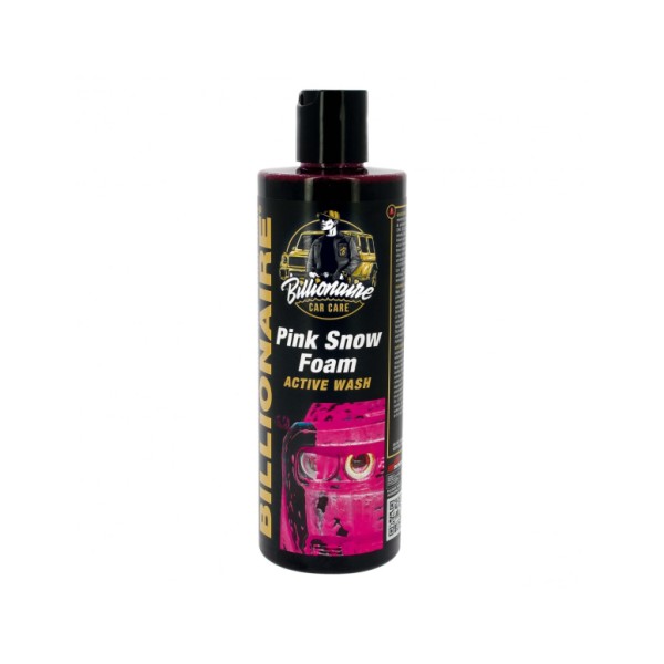 Billionaire Pink Snow Foam Champú con Espuma Activa Rosa Alto Poder de Limpieza no Mancha Aroma a Frutos del Bosque 500ml