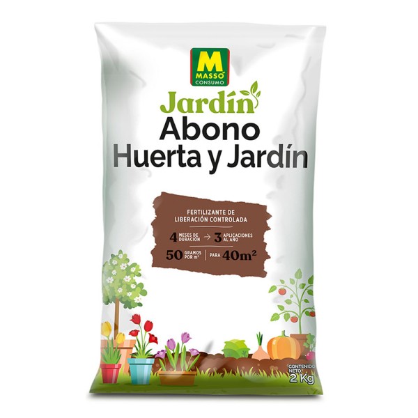 Abono para huerta y jardín 2kg