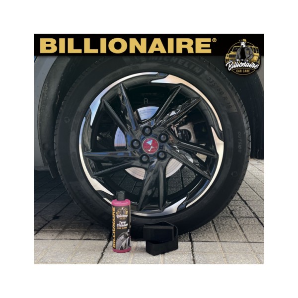 Aplicador para Neumáticos Billionaire Esponja de Espuma con Estuche Incorporado para Ruedas