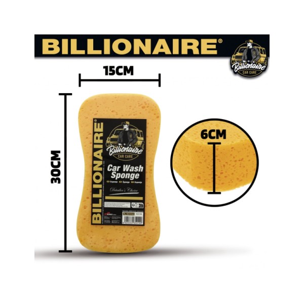 Esponja Billionaire para el Lavado y Cuidado de tu Coche Muy Absorbente 30 x 13 cm