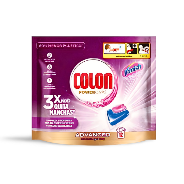 Colon detergente Vanish 12 cápsulas