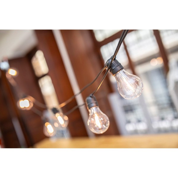 Guirnalda allegra solar + bateria 10 bombillas 10 m