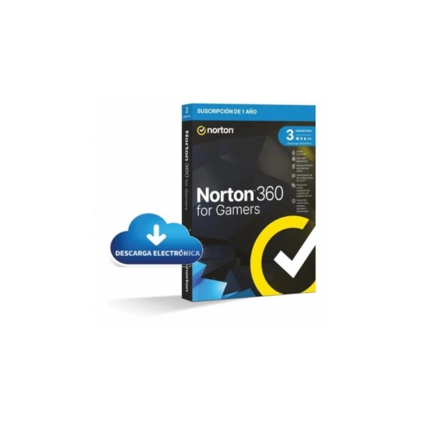 Norton 360 for gamers 50gb es 1u 3l/1a esd