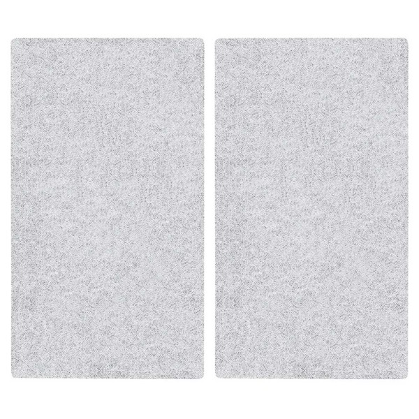 Placas cobertoras de vidrio transparente 30 x 52 cm, 2 uds