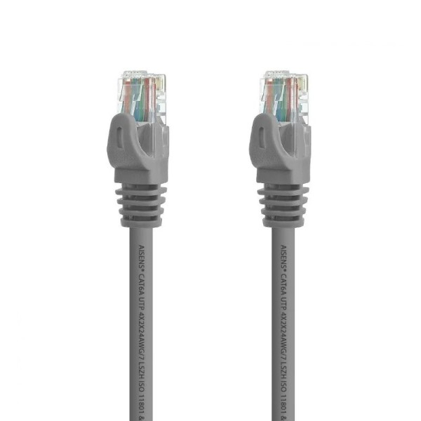 Aisens latiguillo rj45 cat.6a utp gris 10m