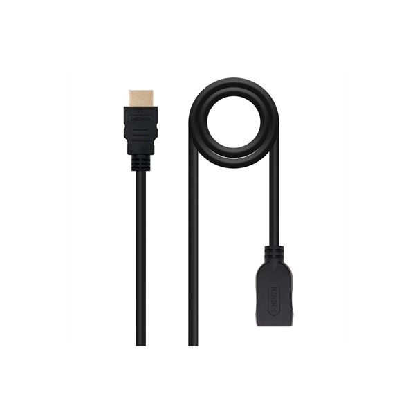 Nanocable cable hdmi prolongador v2.0  1m