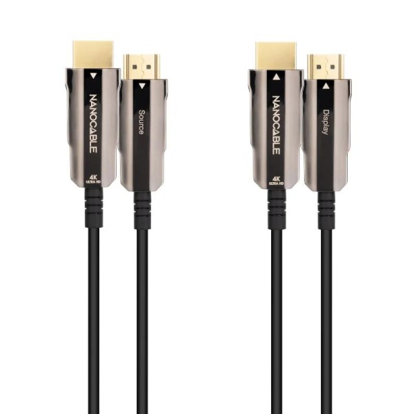 Nanocable cable hdmi v2.0 aoc 4k@60hz 18gbp 15 m
