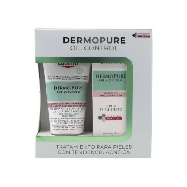 Eucerin Dermopure Oil Control Serum 40 ml + Gel Limpiador Concentrado 75 ml Promo