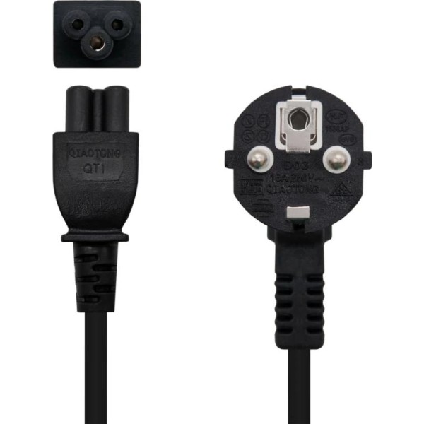 Nanocable cable alim. trébol, cee7 -m-c5-h, 2 m