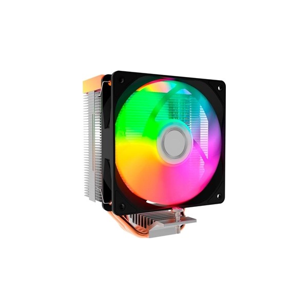 Coolbox gaming refrigerador cpu argb 4 heatpipes