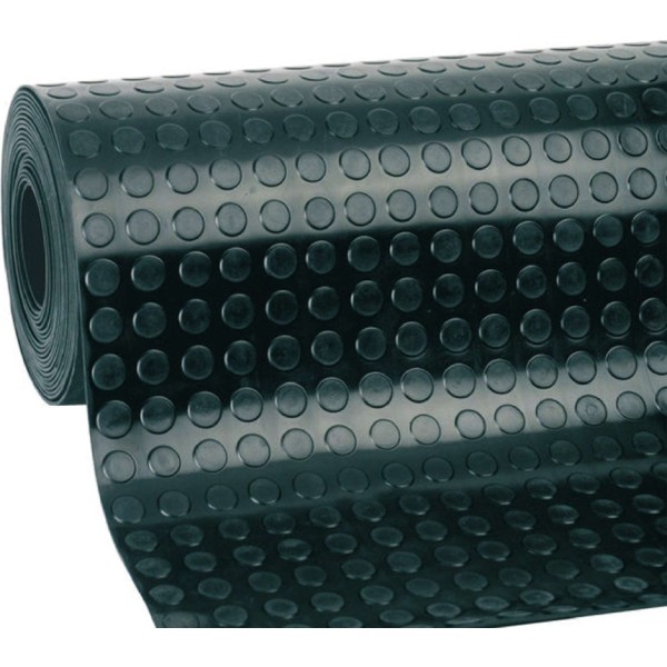 Alfombra caucho-goma círculos 1 x 10 m