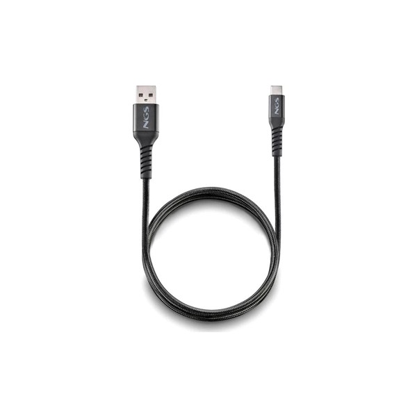 Ngs cable carga rapida usb a-usb-c 2.0 1mt 480bps