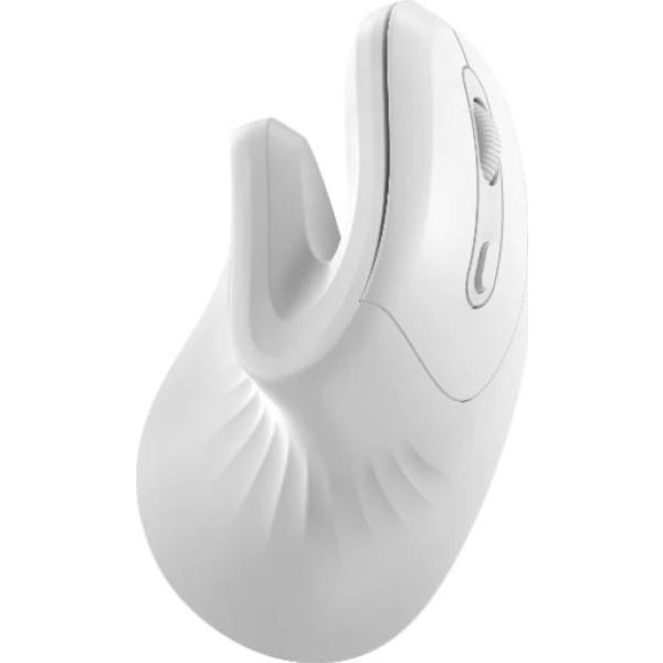 Nilox nxmoev03 ratón vertical wirelles sil. blanco